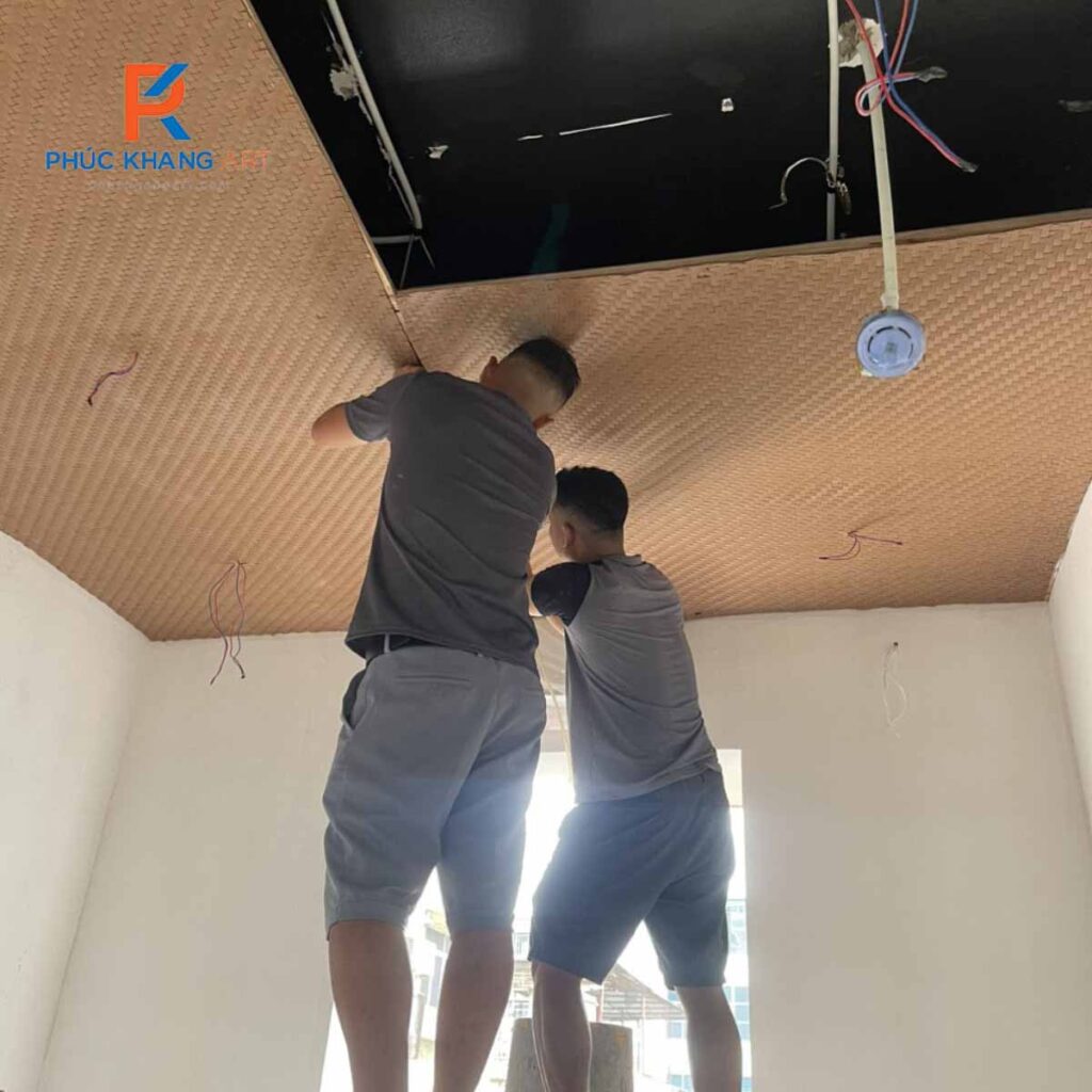 thi công cót ép nhân tạo tại công trình